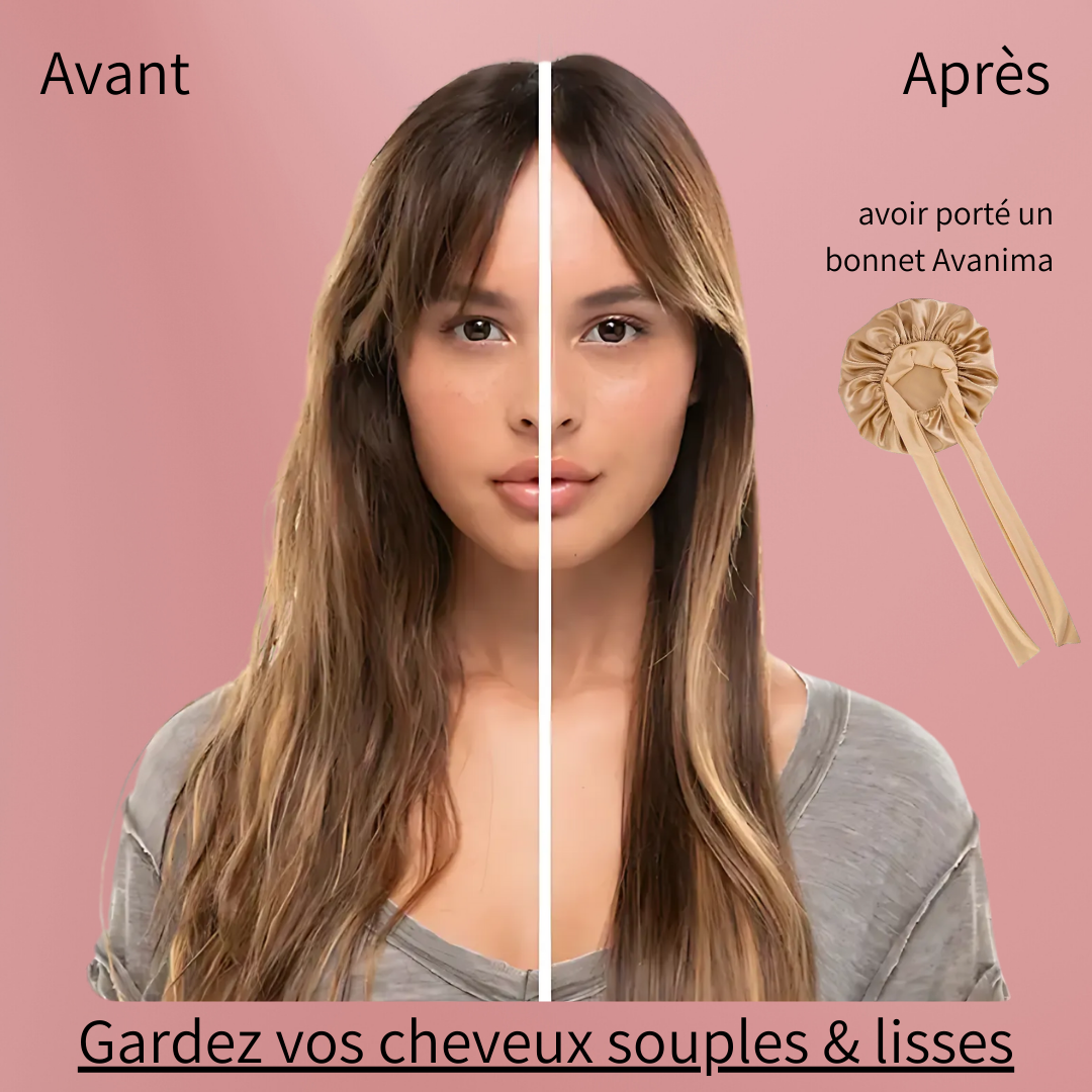 Bonnet de Nuit Pure Soie - Avanima